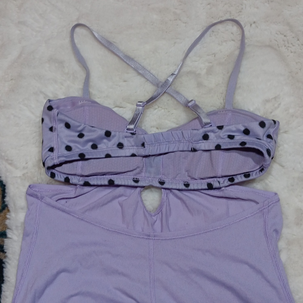 Lululemon athletic purple tank top womens sz 4 - Picture 5 of 11